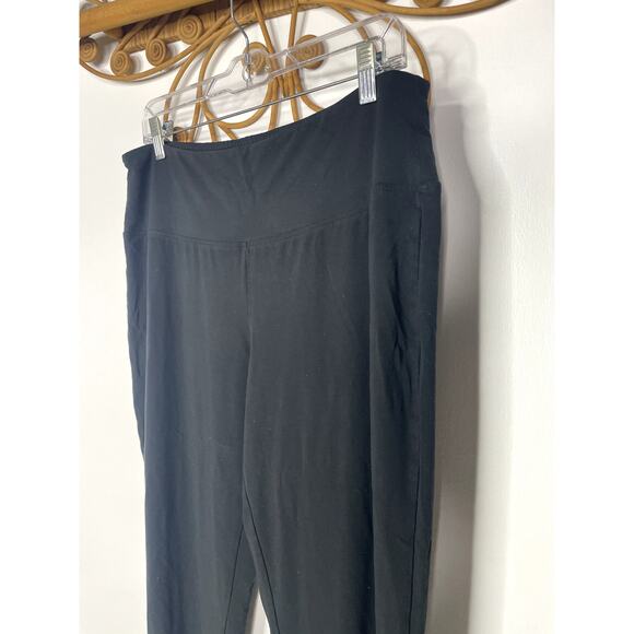 J. Jill Wearever Collection Smooth Fit Slim Leg Black L petite - Picture 2 of 5